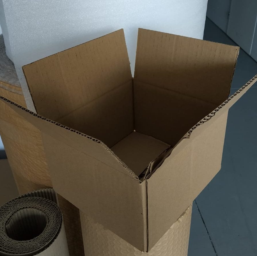 Caja marron 22x19x12cm
